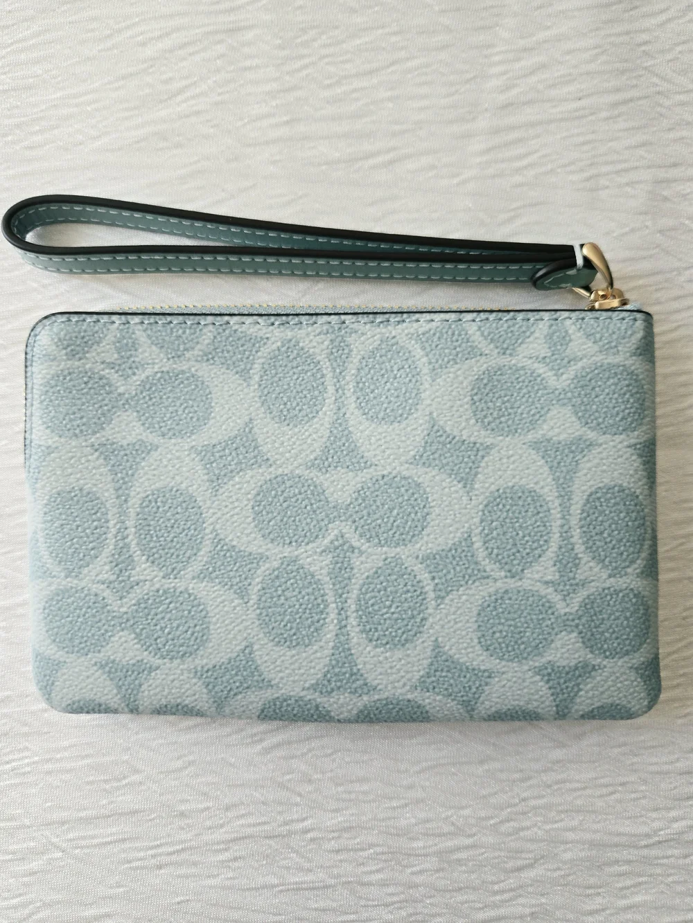 Coach wristlet pale
